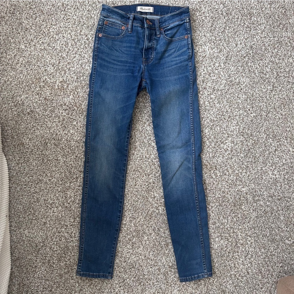 Madewell 9 Inch High Rise Skinny Jeans Denim Stretch Casual 24